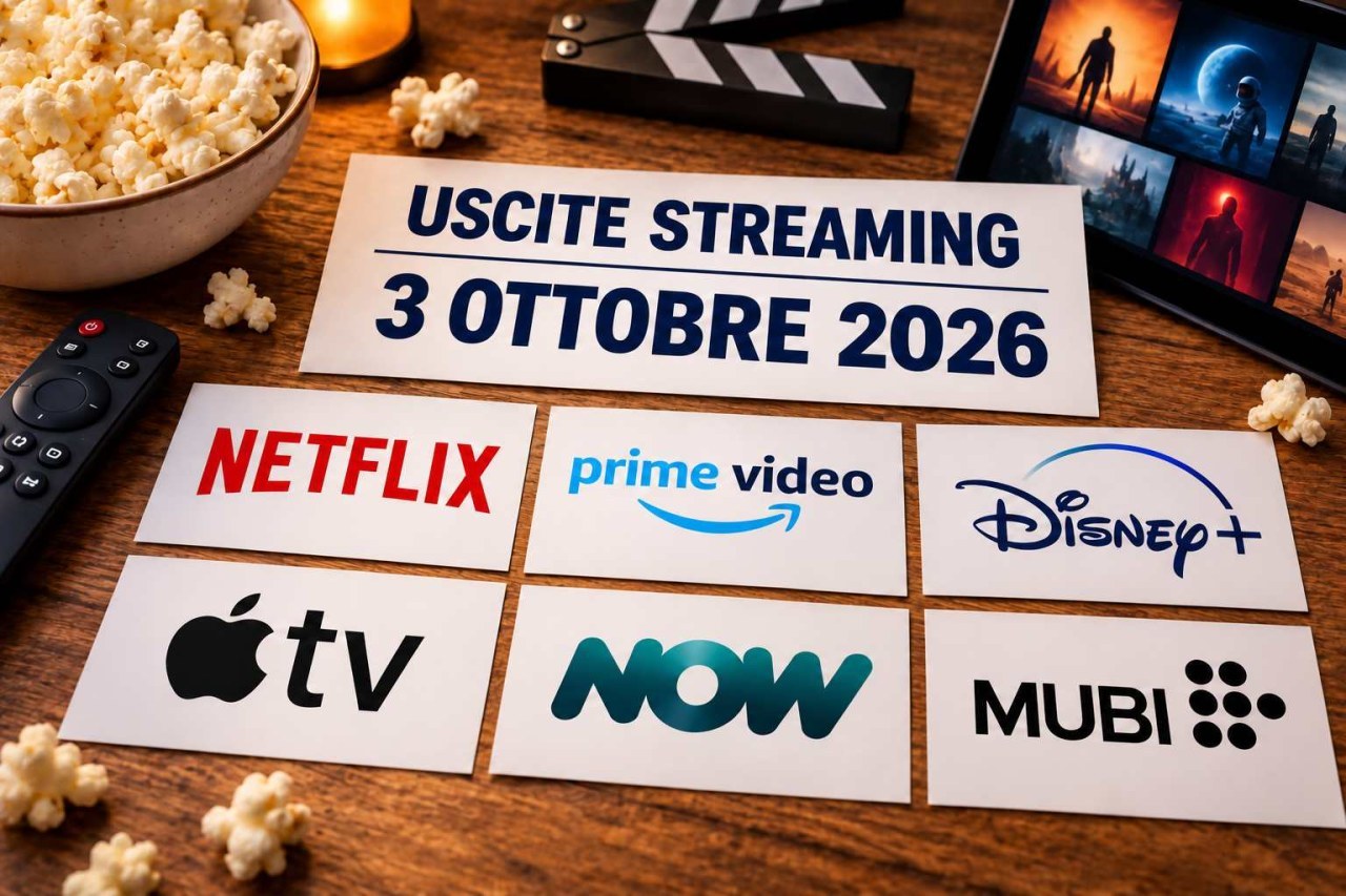 Uscite streaming 3 ottobre 2026: le nuove serie che arrivano oggi su Netflix e Disney+